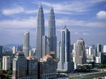 Rascacielos en Kuala Lumpur. Malasia.