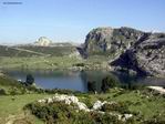 Lago Enol, en los Picos de Europa.