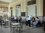 Caf en el Hotel Inglaterra. La Habana.
