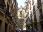 Pórtico de la Catedral de San Sebastián.