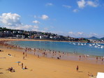 Playa de la Concha. San Sebastian.