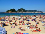 Playa de Ondarreta. San Sebastián.