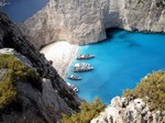 Cala oculta en islas griegas.