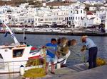 Puerto de Mykonos.