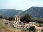 Restos del monasterio de Delfos