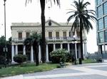 Plaza en Montevideo.