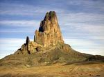 Peñón en el desierto.