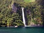 Cascada en Nueva Zelanda