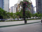 Vista parcial de Manila. Filipinas