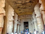 Interior del templo de Abu Simbel - Egipto