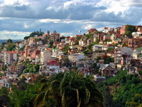 Vista parcial de Antananarivo. Madagascar.