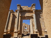 Ruinas de Leptis Magna. Libia.