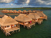 Hotel palafito en Namibia.