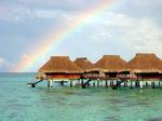 Palafitos en Tahití