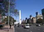 Obelisco de la Avenida 9 de julio. Buenos Aires (Argentina)