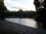 Amanecer en el lago de Palermo