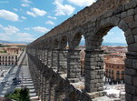 Acueducto de Segovia desde ell Mirador del Postigo.