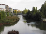 Puente sobre el río Carrión. Palencia.