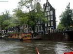 Lloviendo en Prinsengraach. Amsterdam. Holanda.