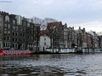 Canal en otoño. Amsterdam. Holanda.