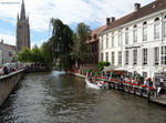 Canal en Brujas. Bélgica.