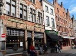 Cervecería en Brujas. Bélgica.