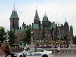 Parlamento de Canadá el Día de Canadá