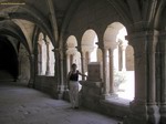 Victoria en el Claustro del Monasterio de Vallbona.