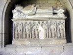 Sepulcro en la Iglesia del Monasterio de Santes Creus. Tarragona