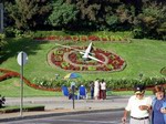 Reloj de flores en Caleta Abarca