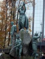 Monumento en Temuco.