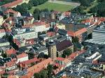 Vista aérea de Copenhague.