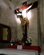 Altar mayoCristo de las ánimas. Catedral de Logroño. La Rioja.
