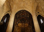 Detalle de las bóvedas de la catedral de Logroño. La Rioja.