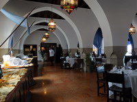 Restaurante del hotel Minzah. Tánger.