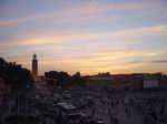 Atardecer en Marrakech.