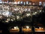 Vista nocturna de la Plaza Djemaa Alfna. Marrakech.