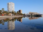 Club náutico y playa. Santiago de la Ribera.