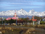 Paisaje nevado.