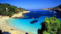 Cala Salada. Ibiza. España.