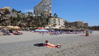 Playa del Bajondillo. Torremolinos. Málaga.
