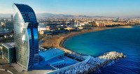 Playa de la Barceloneta. Barcelona.
