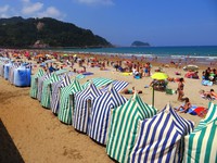 Playa de Zarautz. Guipúzcoa.
