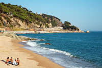 Playa de San Pol de Mar. Barcelona.
