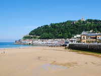 Playa de La Concha. San Sebastián. Guipúzcoa.
