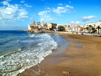 Playa de Sitges. Barcelona.
