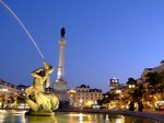 Fuente en Plaza del Rossio