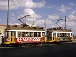 Tranvia en Plaza del Comercio - Lisboa