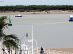 Doñana desde Sanlúcar de Barrameda.