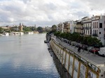 Río Guadalquivir y C/ Betis, de Triana - Sevilla